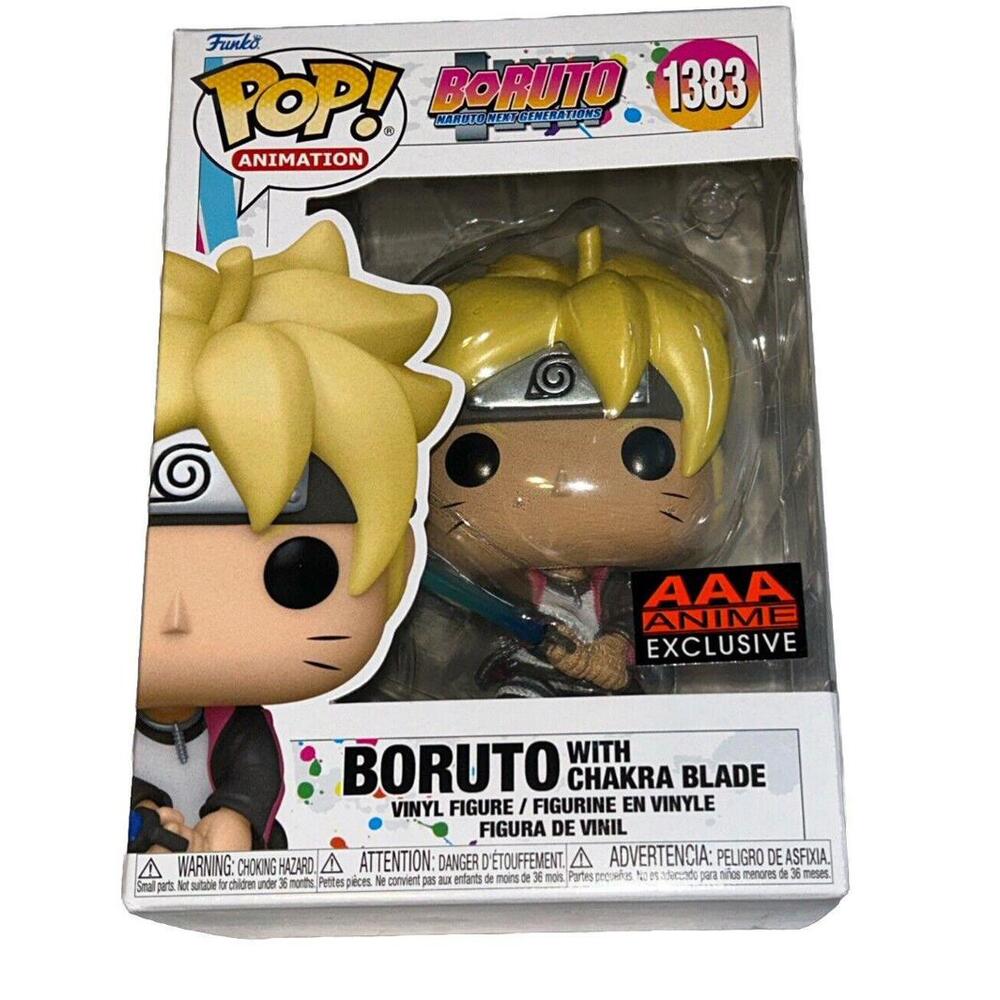Funko Pop Boruto Uzumaki with Chakra Blade #1386 AAA Anime Exclusive NIB